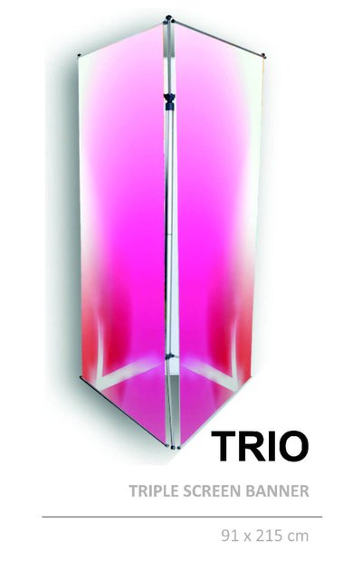 TRIO trojstranný display systém
